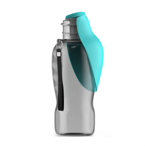 800ml Dogs Water Bottle Portable High Capacity Leakproof Pet Foldable Drinking Bowl Golden Retriever Outdoor Walking Supplies Pet Products - Hulan Leaf Style